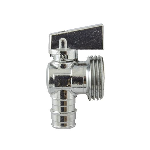 Boiler Drain 1/4 Turn Angle Supply Stop Valve MGH x Cold-Pex (CPEX) F1960 